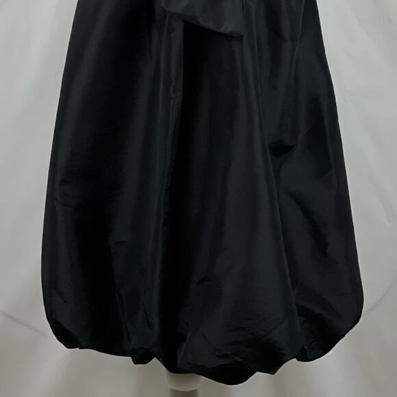 Madison Leigh Black Sequined DollCore Party Event Balloon Hem Dress NWOT Size 10 - Picture 4 of 9